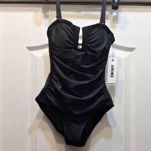DKNY Black Women's One Piece Swimsuit NWT